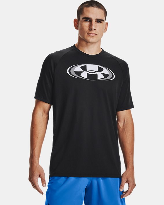 T-shirt à manches courtes UA Tech™ 2.0 Circuit pour homme, Black, pdpMainDesktop image number 0